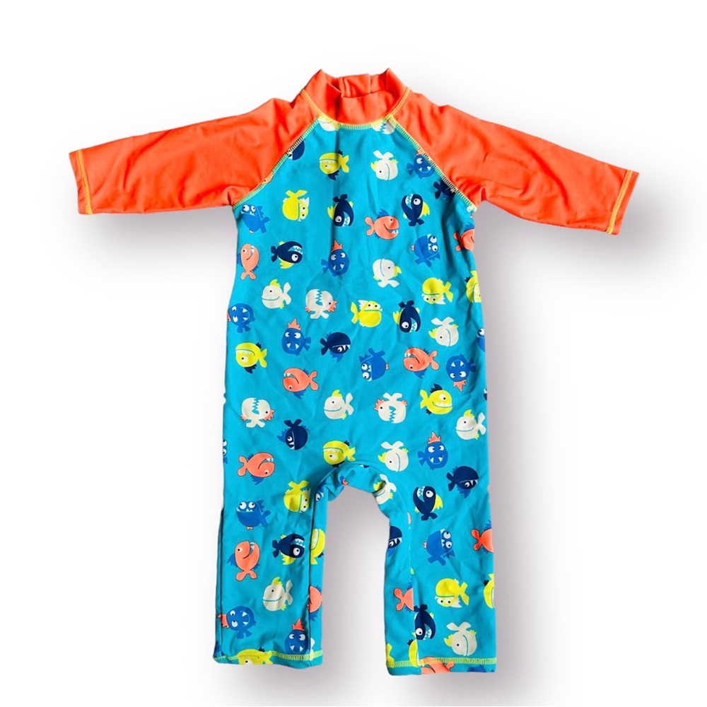 Mini Club Fish Rashguard Size 3-4 Years